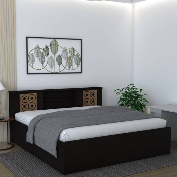 Flipkart Perfect Homes Rhapsody Engineered Wood Queen Box Bed
