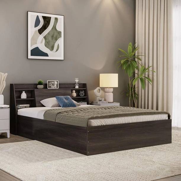 Wakefit Leo Engineered Wood Queen Box Bed