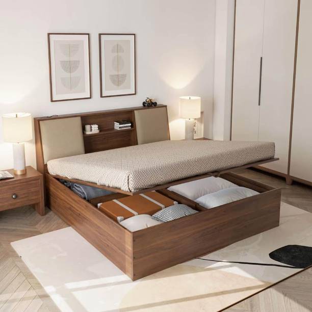 Wakefit Orion Engineered Wood King Hydraulic Bed, 223 cm x 191 cm (7.32 ft x 6.27 ft)