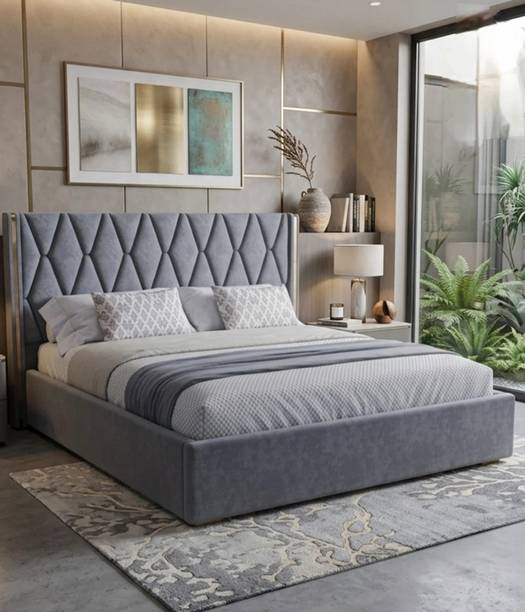 Flipkart Perfect Homes Engineered Wood King Box Bed, 190.5 cm x 204 cm (6.25 ft x 6.69 ft)