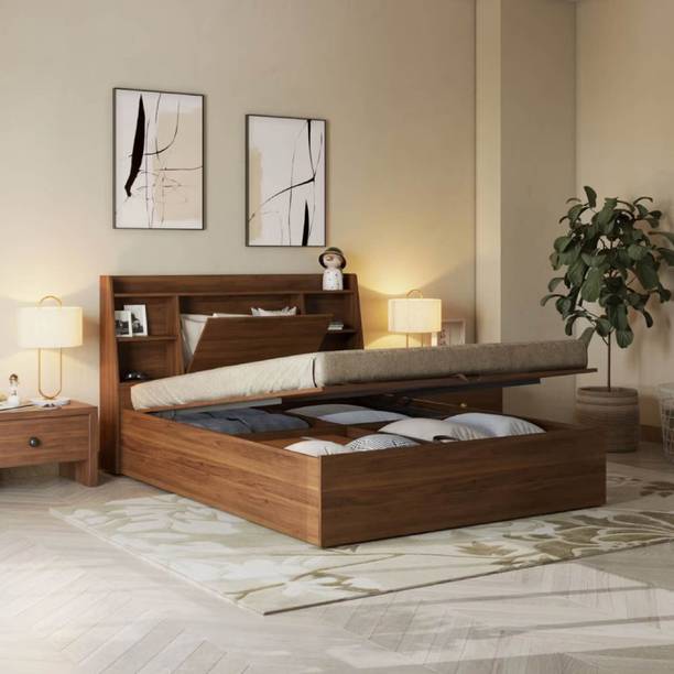 Wakefit Venus Engineered Wood Queen Hydraulic Bed, 223 cm x 160 cm (7.32 ft x 5.25 ft)