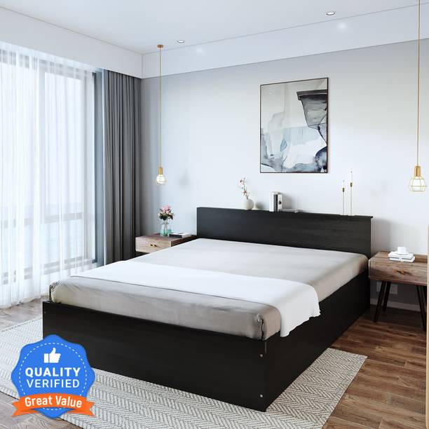 Flipkart Perfect Homes Elysian Engineered Wood Queen Box Bed