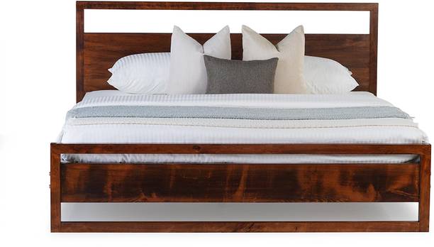 Durian Solid Wood Queen Bed