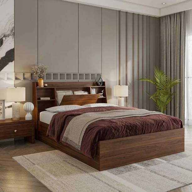 Wakefit Venus Engineered Wood Queen Box Bed, 223 cm x 160 cm (7.32 ft x 5.25 ft)