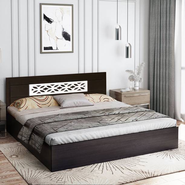 Bharat Lifestyle Oman Engineered Wood Queen Box Bed, 203 cm x 154 cm (6.66 ft x 5.05 ft)
