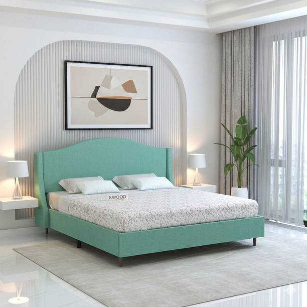 EWOOD Sheesham Wood Queen Bed/Wooden Cot/Wooden Without Storage Bed For Bedroom Solid Wood Queen Bed, 210 cm x 167 cm (6.89 ft x 5.48 ft)