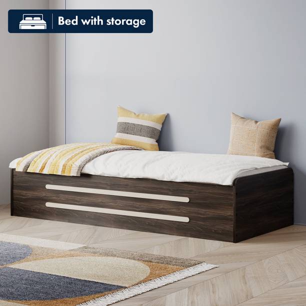 Wakefit Engineered Wood Double Box Bed, 186 cm x 80.9 cm (6.1 ft x 2.65 ft)