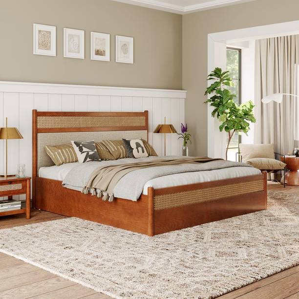 Wakefit Celestium Solid Wood King Box Bed