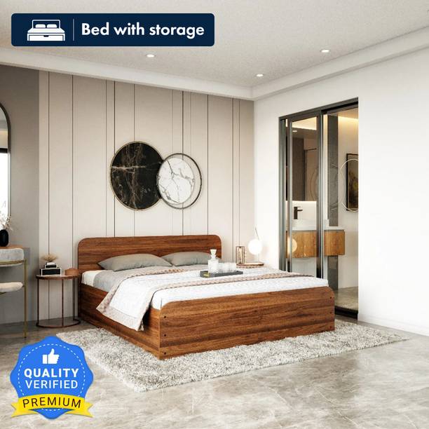 Wakefit Astra Engineered Wood King Box Bed, 187.4 cm x 209.7 cm (6.15 ft x 6.88 ft)