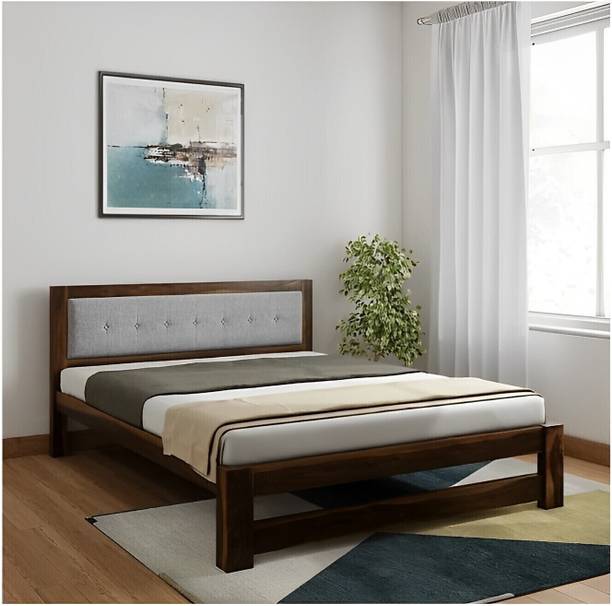 Vintej Home Chippendale Rosewood ( Sheesham ) Jodhpur Furniture Solid Wood Queen Bed