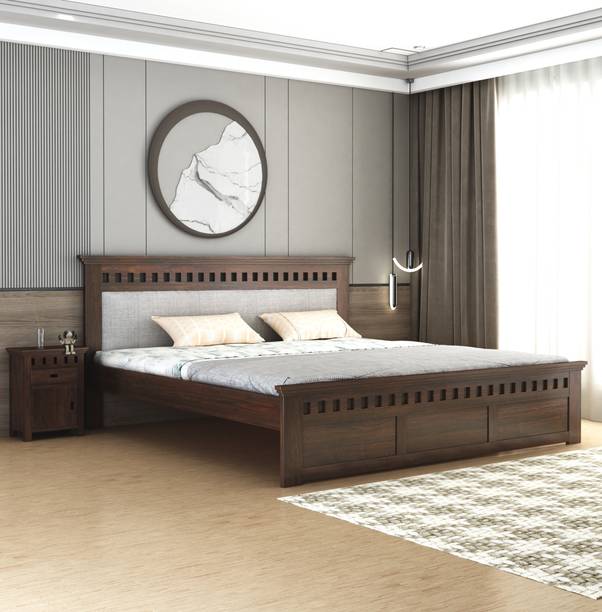 KART HANDICRAFTS Sheesham Wood Queen Size Kuber Without storage Bed For Bedroom Solid Wood Queen Bed