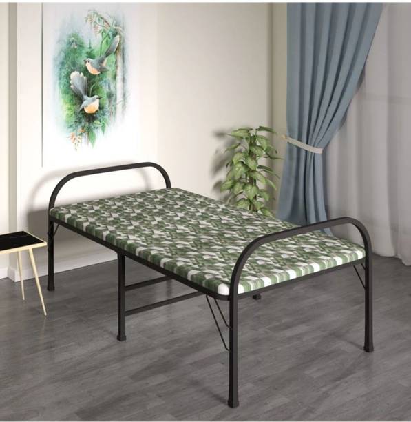 SHIAFA Cushion folding bed Metal Single Bed