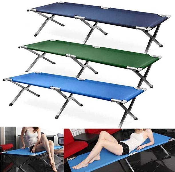 StayWay Folding Lightweight Bed & Portable Camping Cot with Carry Bag Metal Single Bed