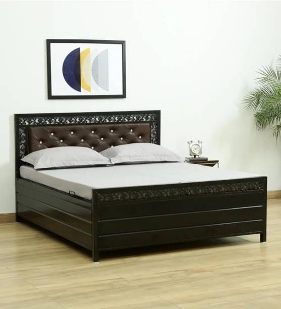 SoftSoul FURNITURE Metal Single Hydraulic Bed