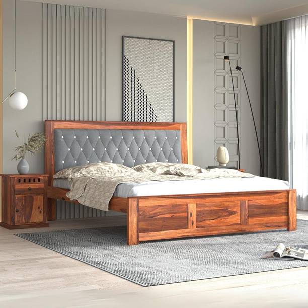 SONA ART & CRAFTS Solid Wood King Bed