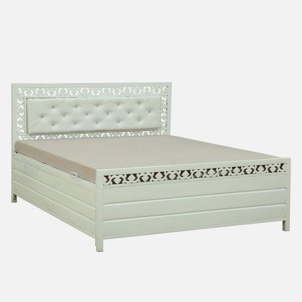 INDIAN FURNITURE MART Metal Single Hydraulic Bed, 190.5 cm x 121.92 cm (6.25 ft x 4.0 ft)