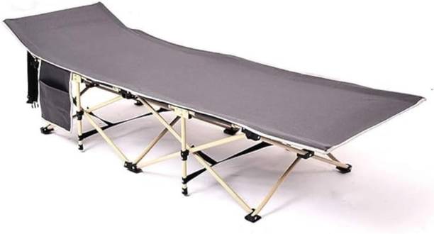 KARTAHARTA Portable Folding Bed for Outdoor, Indoor, Patio, Office, Beach, Hiking,bed Metal Single Bed, 35 cm x 65 cm (1.15 ft x 2.13 ft)