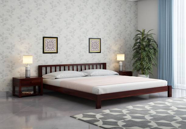 Wopno Furniture Solid Wood Queen Bed, 205.74 cm x 157.48 cm (6.75 ft x 5.17 ft)