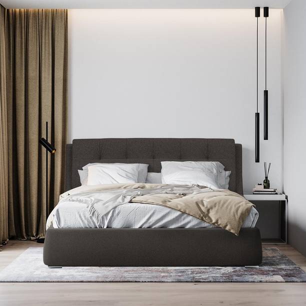 Wakefit Engineered Wood King Box Bed, 240 cm x 201 cm (7.87 ft x 6.59 ft)