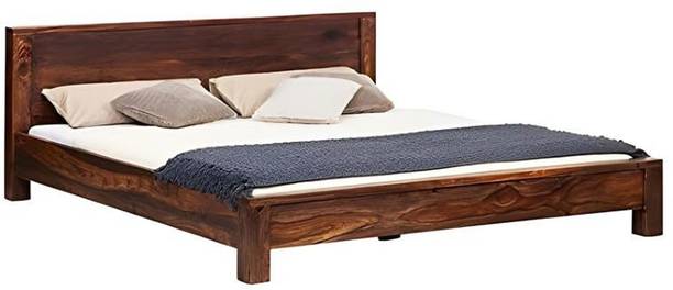Devsignature solid Wood Bed/Cot/Palaung For Bed Room/Home/Hotel Solid Wood Queen Bed