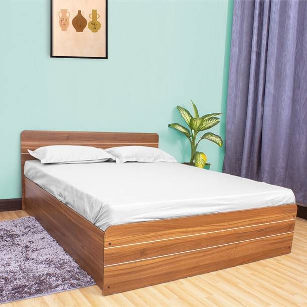 SFS EVITA KING Engineered Wood King Bed, 203 cm x 190.5 cm (6.66 ft x 6.25 ft)