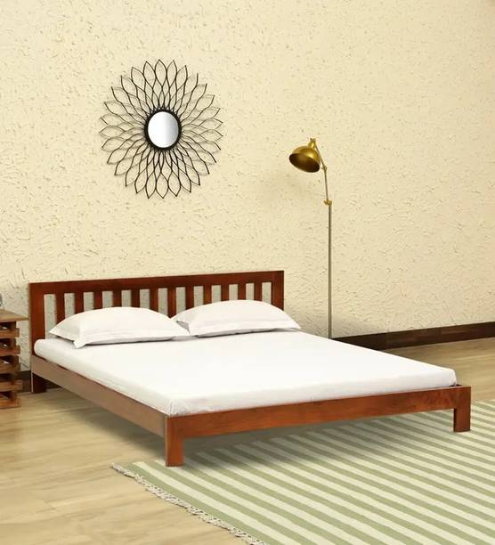 Flipkart Perfect Homes Sheesham Wooden Bed Queen Size Solid Wood For Bedroom Solid Wood Queen Bed