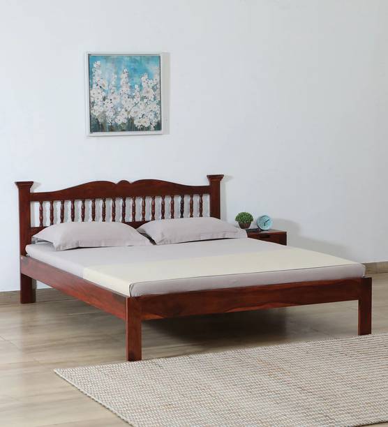 Devsignature solid Wood Bed/Cot/Palaung For Bed Room/Home/Hotel Solid Wood King Bed