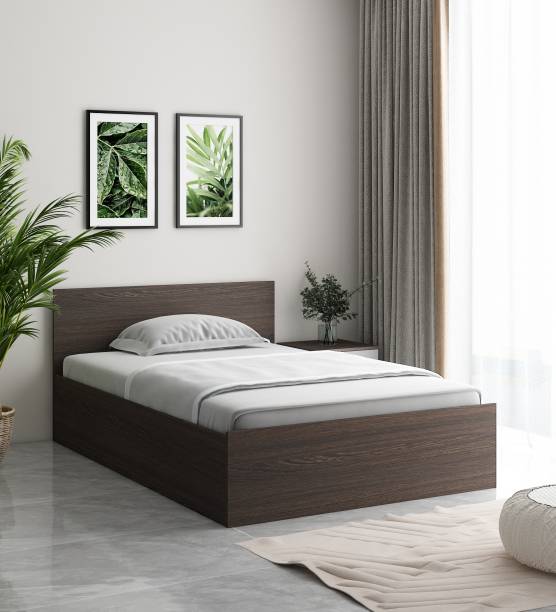 Take Interio Engineered Wood Double Box Bed