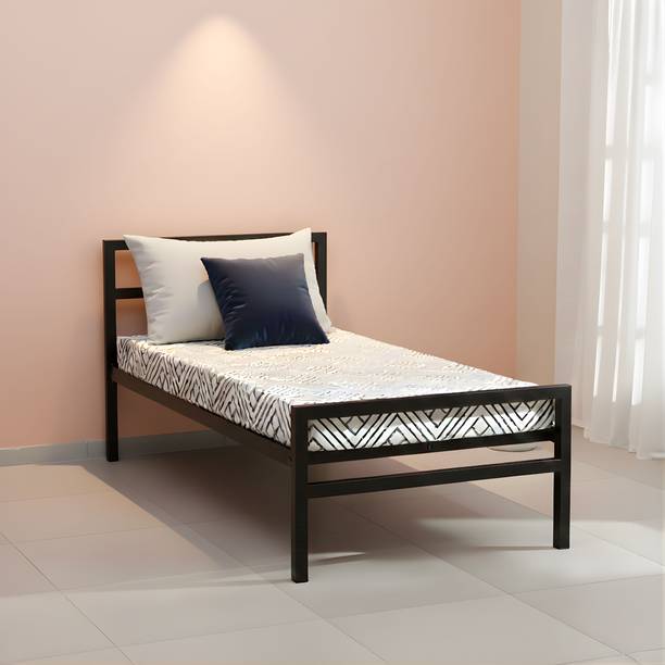 Heaven Shield QuietRest Metal Single Bed, 199 cm x 98 cm (6.53 ft x 3.22 ft)