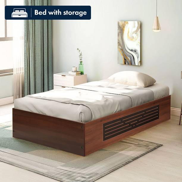 Trevi Primus Bed With Storage Engineered Wood Single NA Bed, 186.69 cm x 80.01 cm (6.13 ft x 2.63 ft)