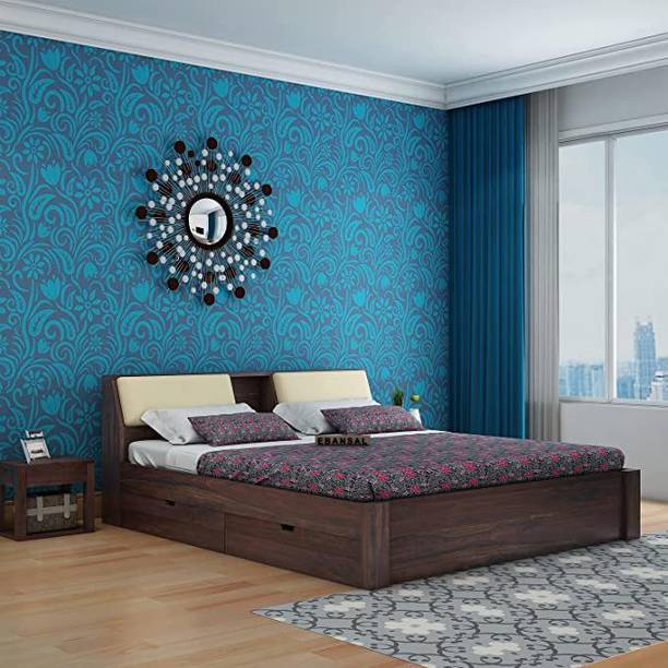 mewar furniture Sheesham Wood King Size Bed For Bedroom | Solid Wood King NA Bed