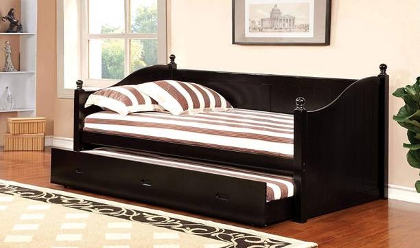 APRODZ Solid Wood Double NA Bed
