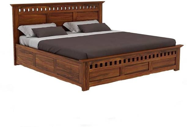 LADRECHA FURNITURE Solid Wood King Box Bed