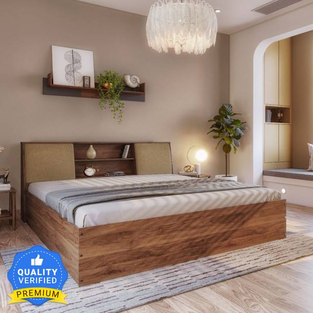 Wakefit Engineered Wood Queen Box Bed