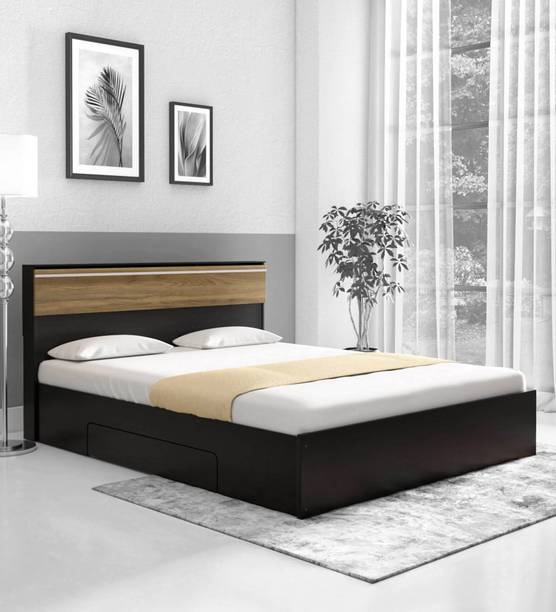 Mintwud from Pepperfry Enri Queen Bed with Drawer Storage For Bedroom/Home Engineered Wood Queen Drawer Bed