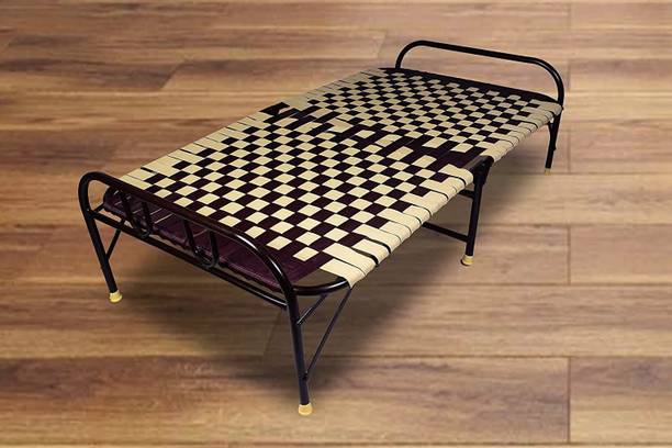 COMFORT Creation 2 In 1 Niwar With Free Extras Shoe Base Used For Sleeping Indoor-Outdoor Purpose Metal Queen Bed