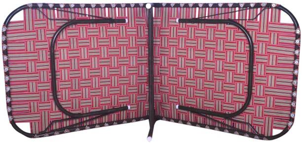 Malik Enterprises SINGLE FOLDING BED 3*6 Metal Single Bed, 182 cm x 76 cm (5.97 ft x 2.49 ft)