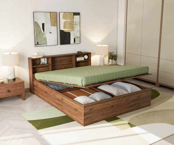 Wakefit Petra Engineered Wood Queen Hydraulic Bed