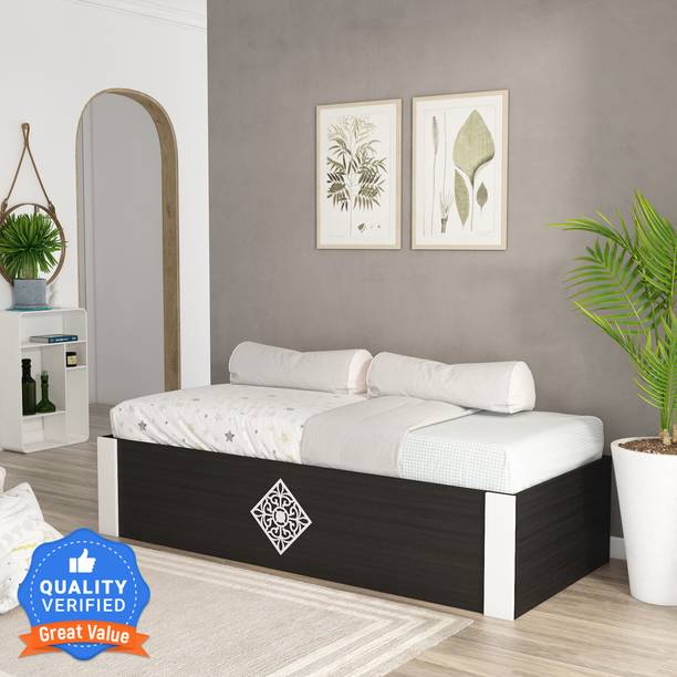 A GLOBIA CREATIONS Otis Engineered Wood Single Box Bed
