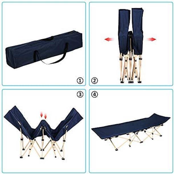 Wopix Metal Single Bed, 190 cm x 67 cm (6.23 ft x 2.2 ft)