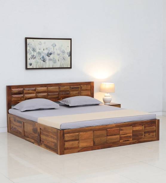 mp enterprises Segur Sheesham Wood Solid Wood Queen Box...
