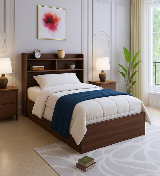 GUDSMITH BSC16P Engineered Wood Single Box Bed, 204 cm x 85 cm (6.69 ft x 2.79 ft)
