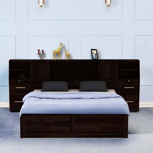 APRODZ Trapez Solid Wood King Hydraulic Bed