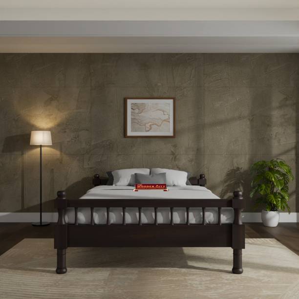 UK FURNITURE Solid Wood Single Bed