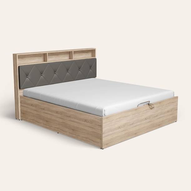 Godrej Interio Upmods Lattice Engineered Wood King Hydraulic Bed