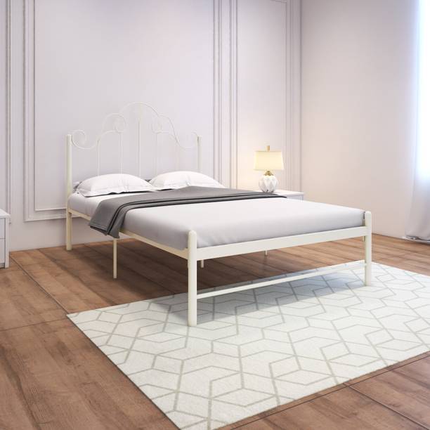 homdec Pavo Metal Double Bed, 198 cm x 129 cm (6.5 ft x 4.23 ft)