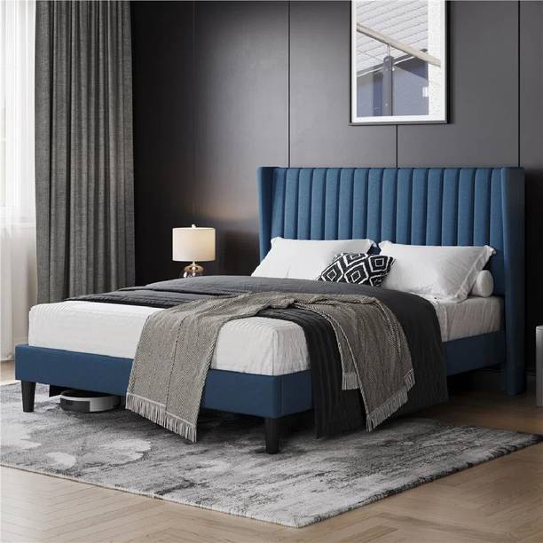 Mooncraft Solid Wood Queen Bed, 205.74 cm x 157.48 cm (6.75 ft x 5.17 ft)