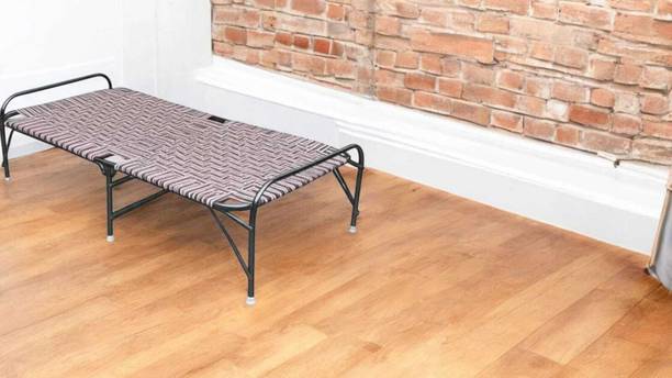 BCF Bamboo Carft Metal Single Bed, 90 cm x 180 cm (2.95 ft x 5.91 ft)