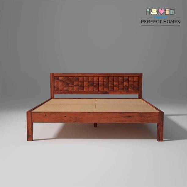 Flipkart Perfect Homes Sheesham Solid Wood King Bed