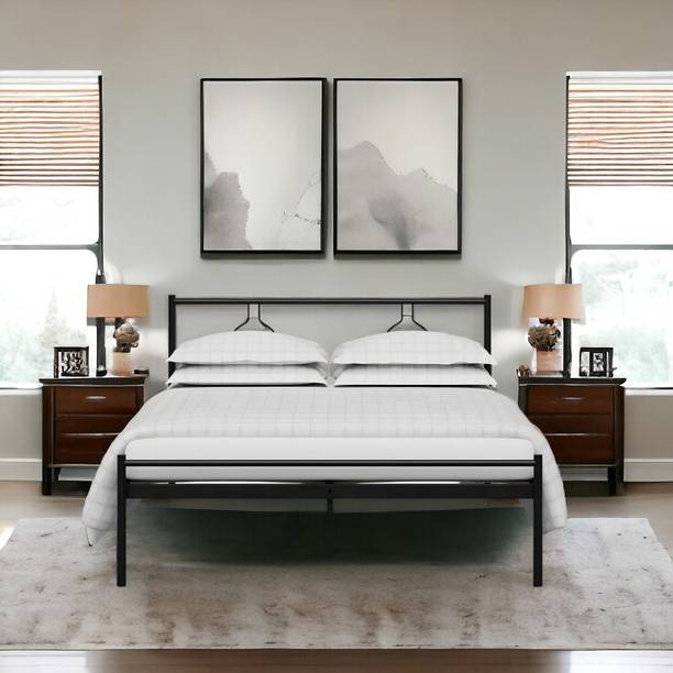 Vibrant Interior MEJII (6x6) Metal King Bed